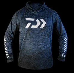 Daiwa Ripple Hooded Jersey Navy