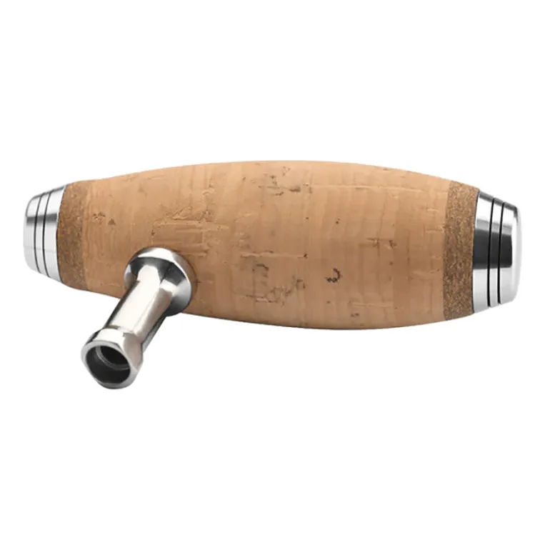 Gomexus Cork T-Bar Knob 100mm Silver