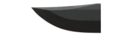Ka-Bar KB2217 Big Brother Leather Handle Knife with Brown Leather Sheath Serrated Top