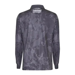Nomad Design Collared Fishing Jersey Charcoal Camo