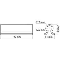 Outboard Hydraulic Steering Cylinder Lock Pair