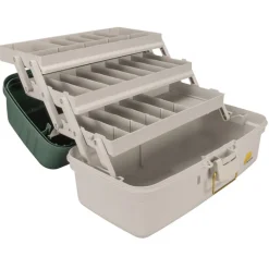 Plano Guide Series 613403 3-Tray Top Access Tackle Box Graphite/Gray
