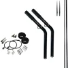 Reelax Drop In Outrigger 3m Glass Poles Kit Black