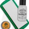 RH Preyda Sportsman Natural Arkansas 2 Stone Honing Set with Oil