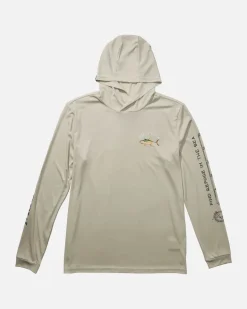 Salty Crew Ahi Mount Hood Sunshirt Natural
