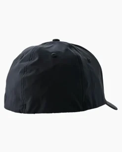 Salty Crew Alpha Flag Elastic 6 Panel Cap Black