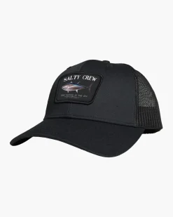Salty Crew Big Blue Retro Trucker Black