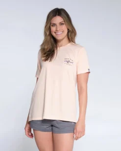 Salty Crew Bruce Boyfriend SS Tee Wmns Apricot