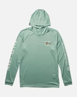 Salty Crew Bruce Hood Sunshirt Mackerel