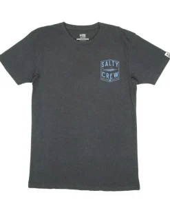 Salty Crew Fishery Standard S/S Tee Charcoal Heather