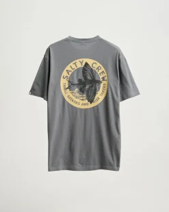 Salty Crew Fly By Standard SS Tee Charcoal