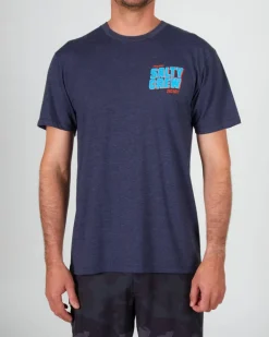 Salty Crew Greetings Premium SS Tee Navy Heather
