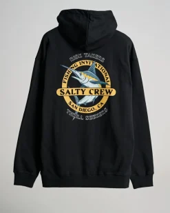 Salty Crew Interclub Hoodie Black
