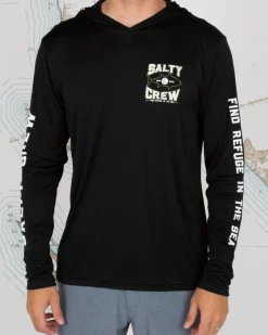 Salty Crew Tight Lines Hood Sunshirt