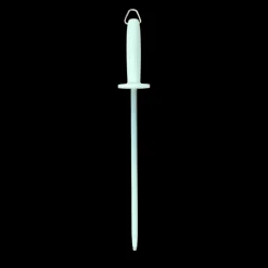 Sicut Sharpening Steel 12inch Medium Cut White Handle