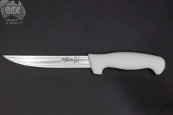 Sicut Wide Boning Knife 6inch White Handle