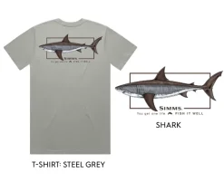 Simms Artist Tee Great White Fish it Well