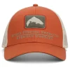 Simms Double Haul Icon Trucker Cap Simms Orange