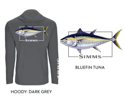 Simms Graphic Solartech Hoody Bluefin Tuna