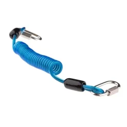 Toit Tether, Blue Coil Lanyard
