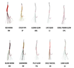 Vexed Bottom Worm Long Shank Assist 3-pack