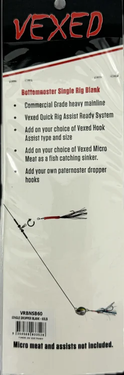 Vexed Singlenoster Rig Blank 3-pack